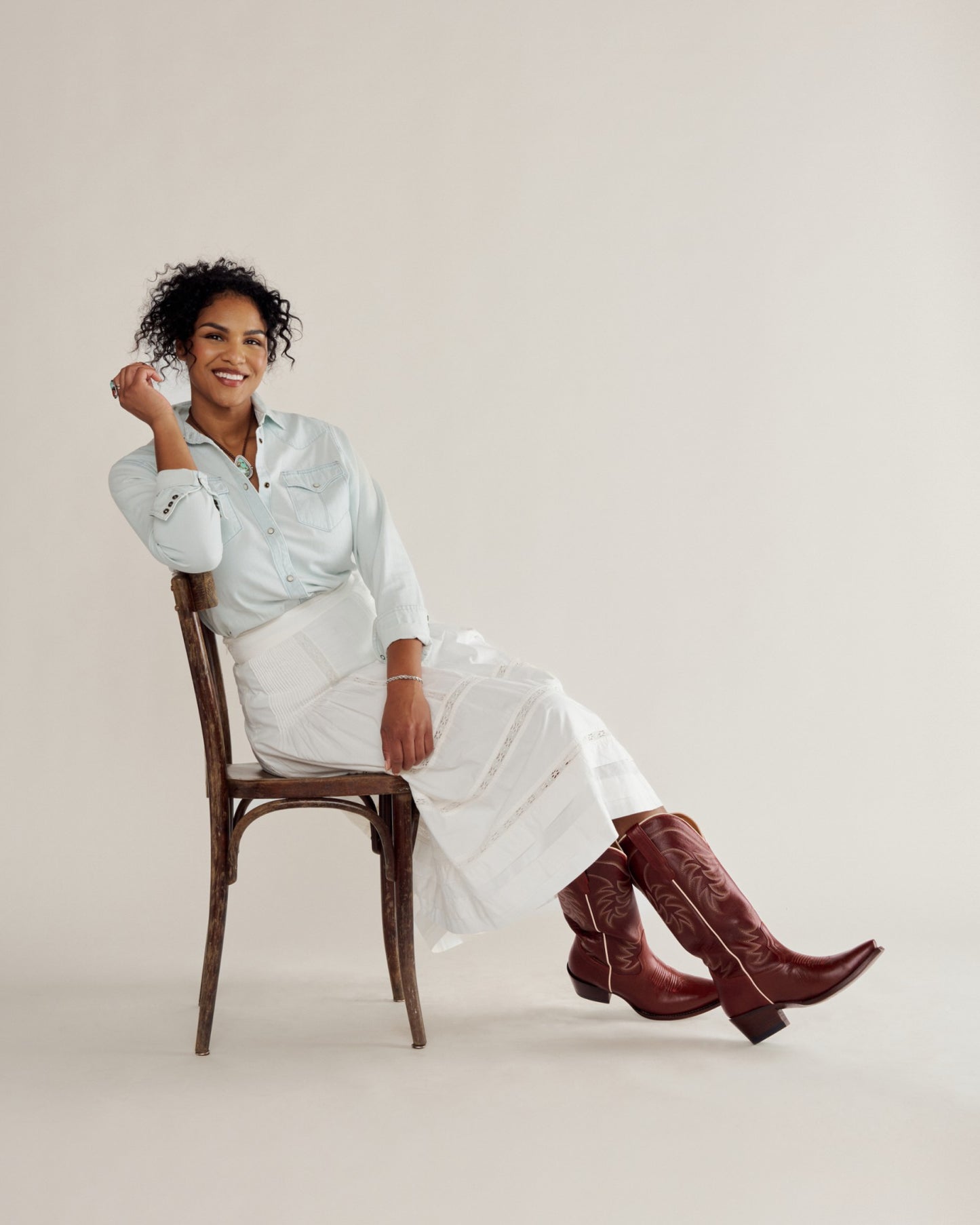 The Annie Wide Calf | Tecovas Women