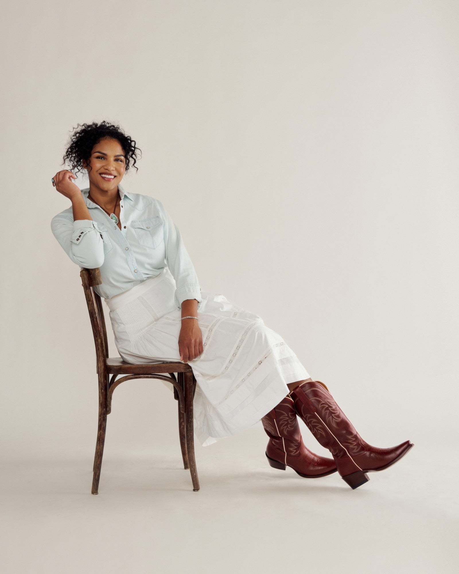 The Annie Wide Calf | Tecovas Women