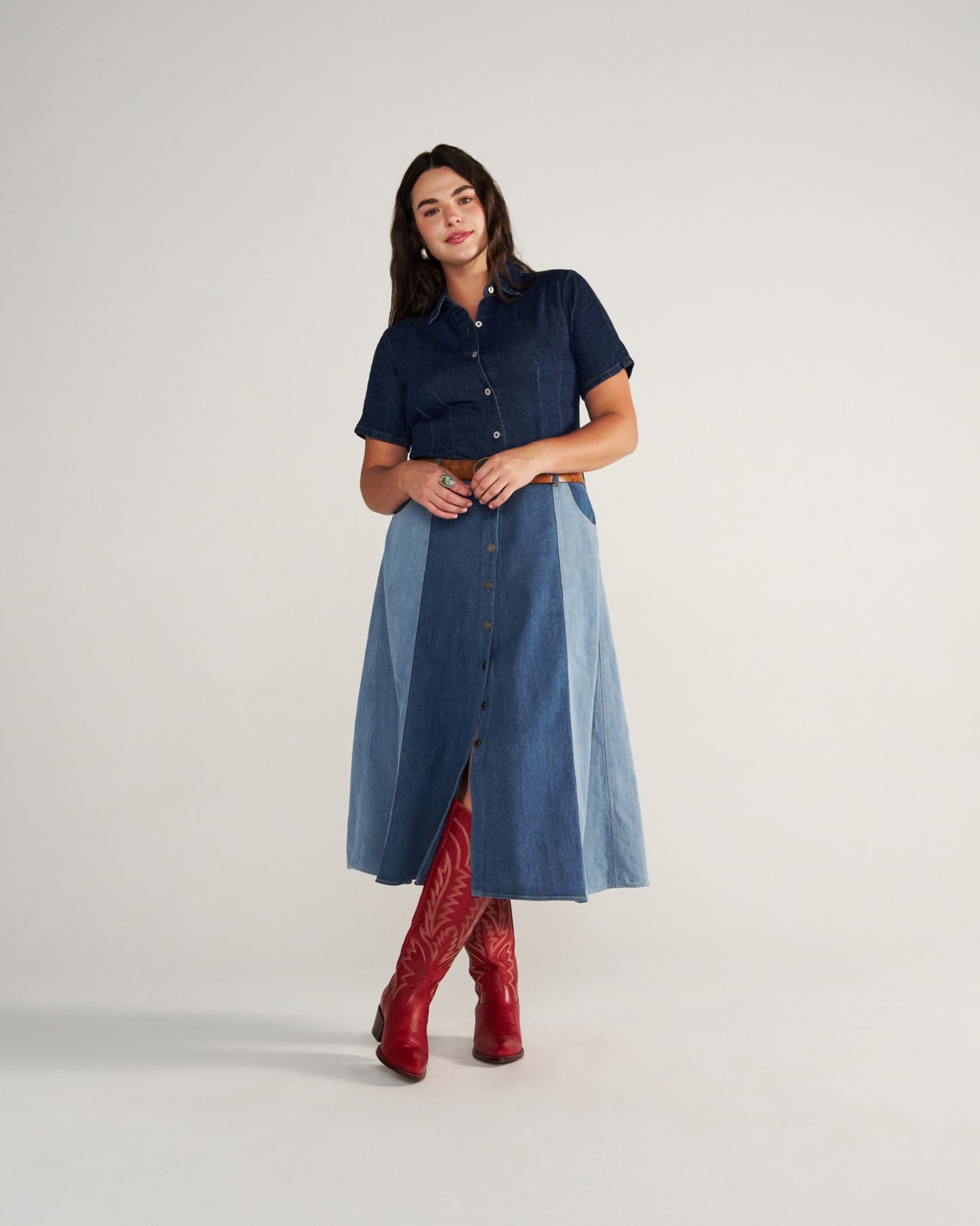 The Abby Wide Calf | Tecovas Women