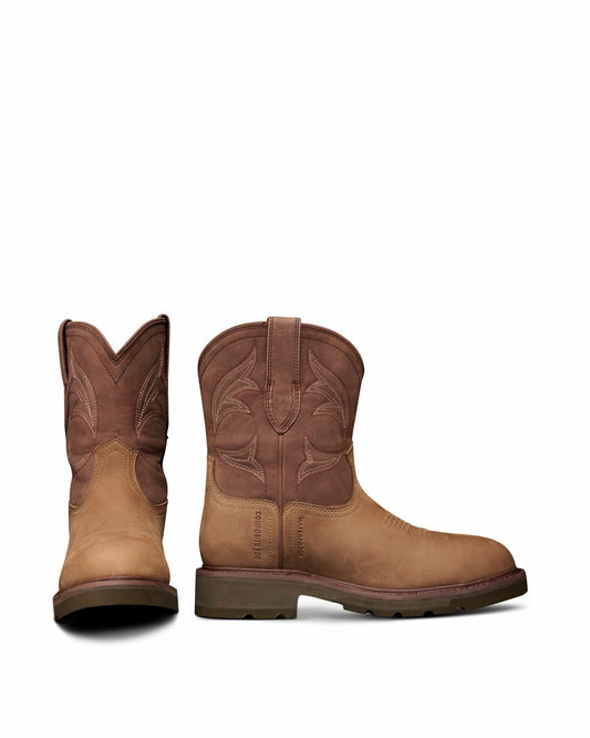 Women's LongHaul Waterproof Round Composite Toe Work Boot | Tecovas Women