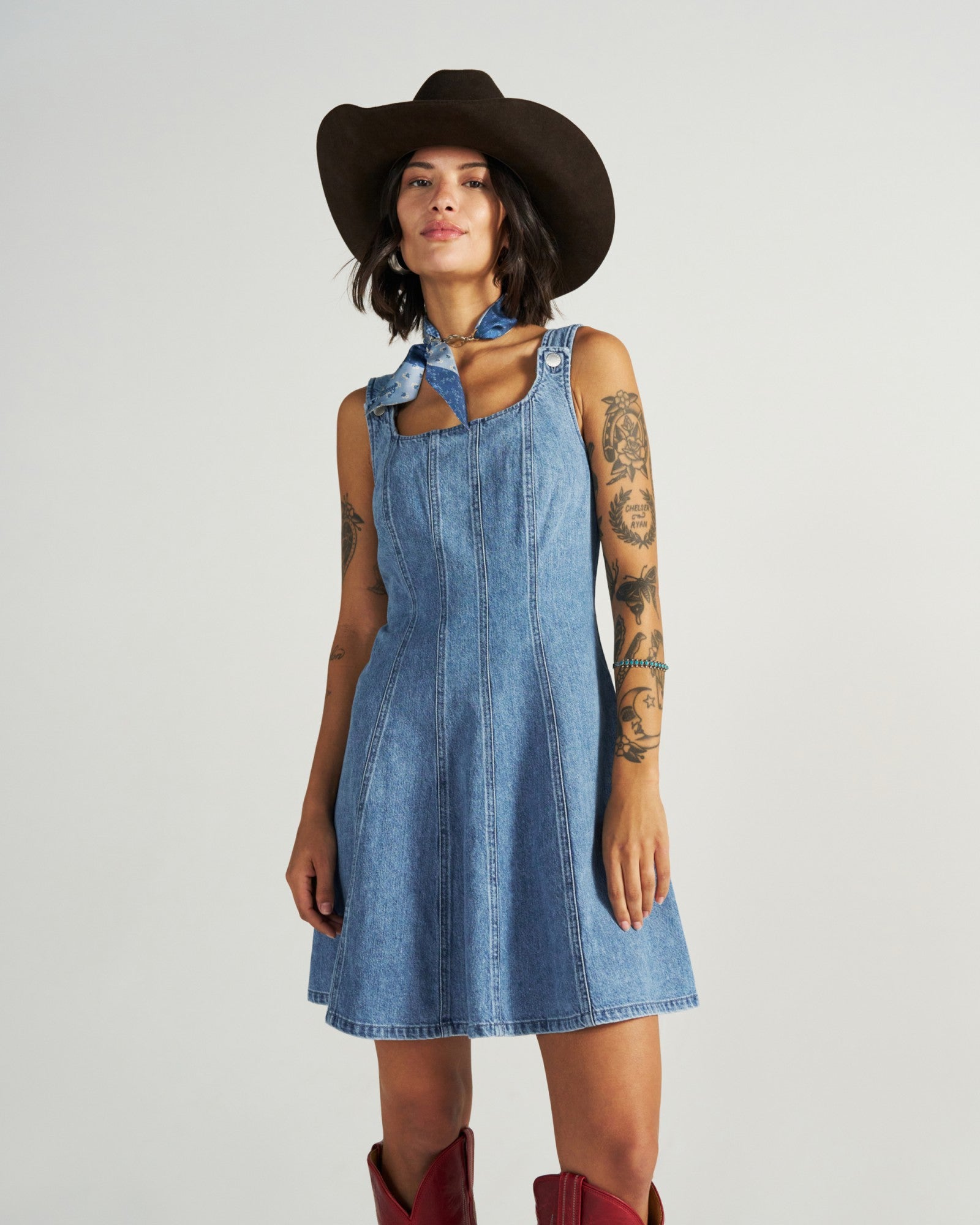 Women's Structured Mini Dress | Tecovas Women