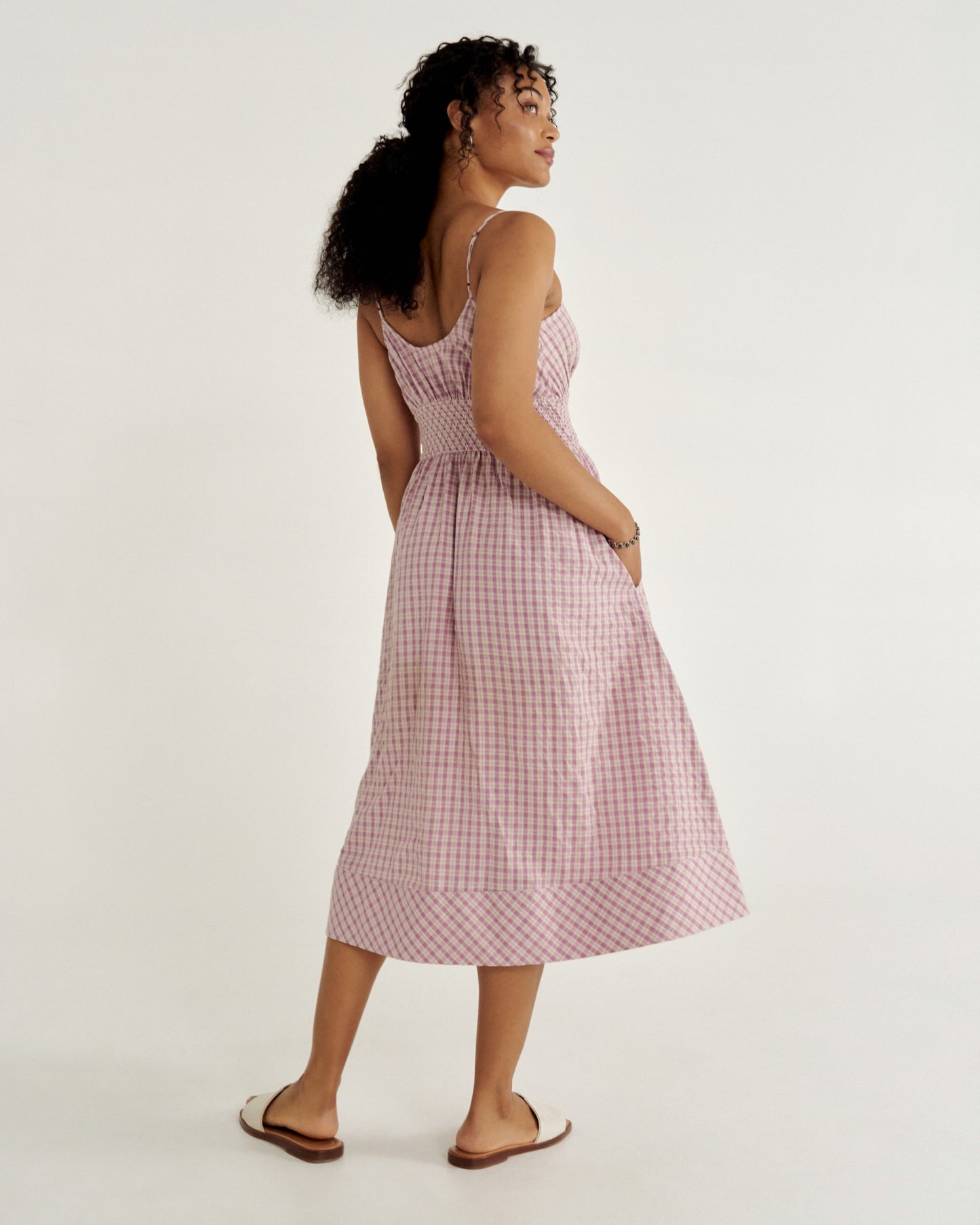 Women's Tiered Midi Dress | Tecovas Women