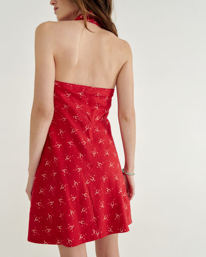 Women's Sleeveless Collared Mini Dress | Tecovas Women