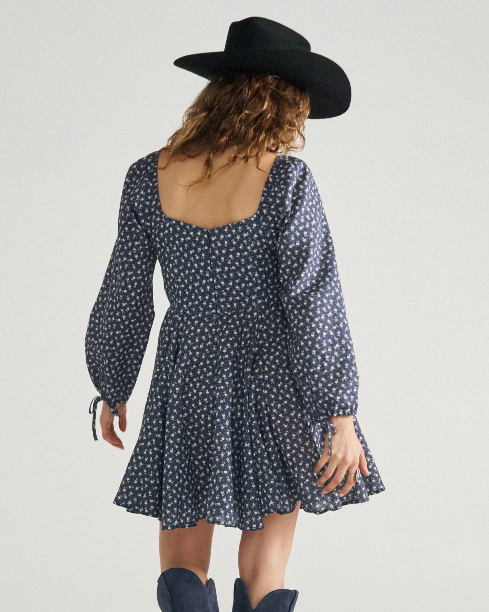 Women's Long Sleeve Mini Dress | Tecovas Women