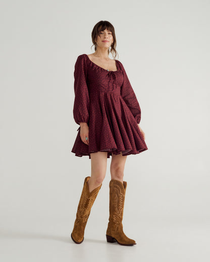 Women's Long Sleeve Mini Dress | Tecovas Women