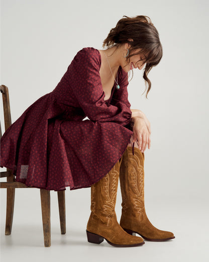 Women's Long Sleeve Mini Dress | Tecovas Women
