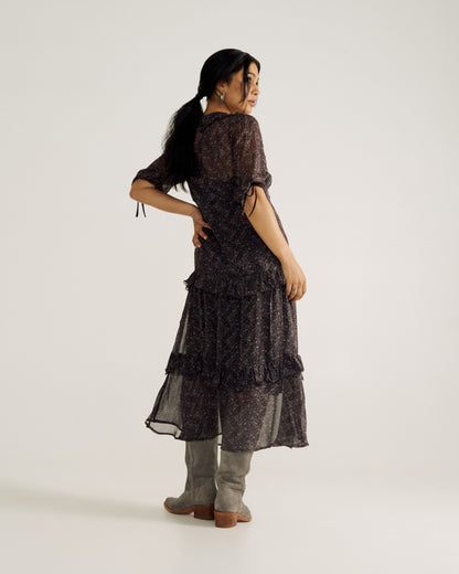 Women's Elbow-Length Maxi Dress | Tecovas Women