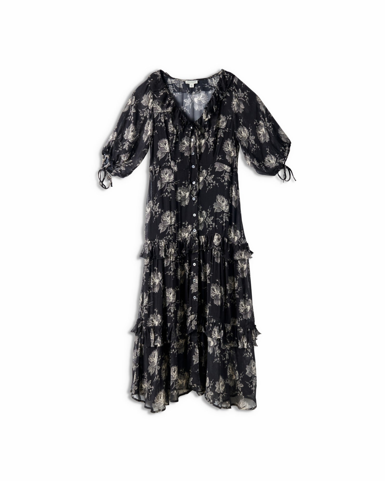 Women's Elbow-Length Maxi Dress | Tecovas Women