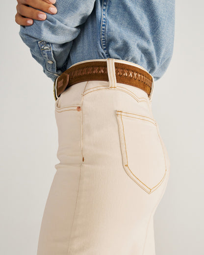 Women's Denim Midi Skirt | Tecovas Women