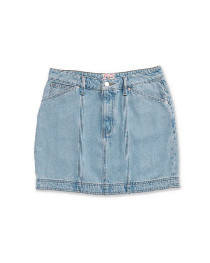 Women's High-Rise Denim Mini Skirt | Tecovas Women