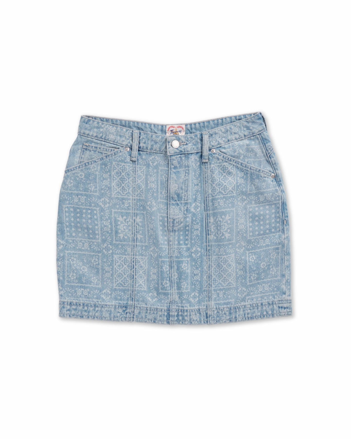 Women's High-Rise Denim Mini Skirt | Tecovas Women
