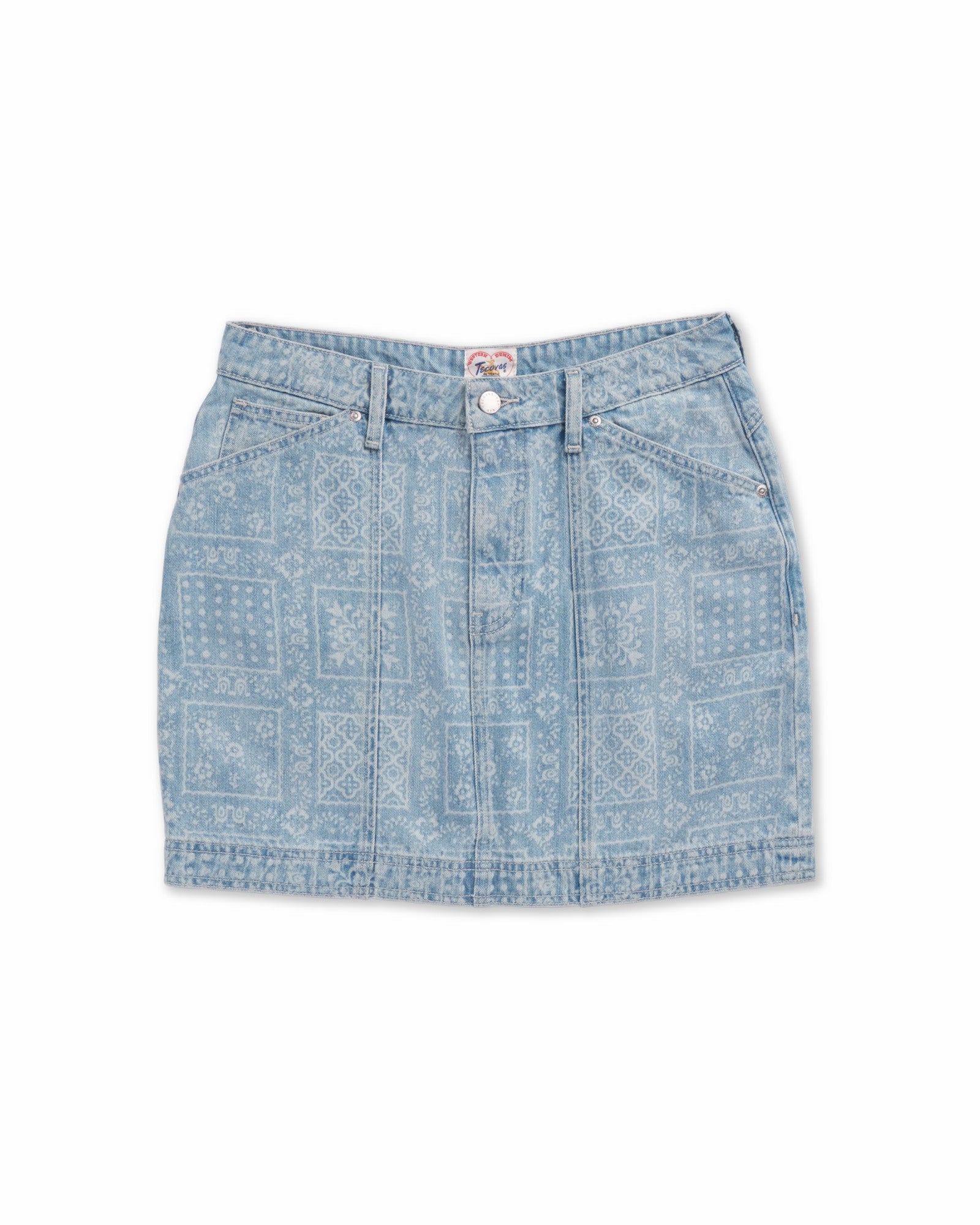 Women's High-Rise Denim Mini Skirt | Tecovas Women