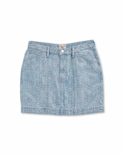 Women's High-Rise Denim Mini Skirt | Tecovas Women
