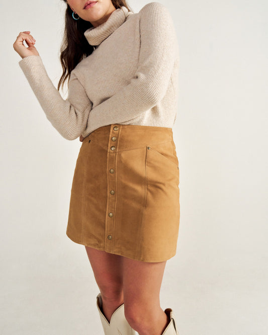 Women's Mini Suede Skirt | Tecovas Women