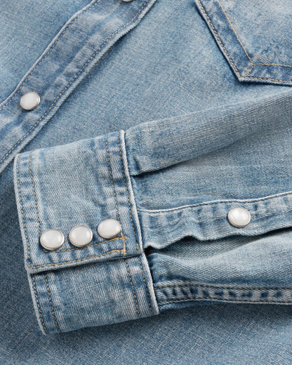 Women's Denim Pearl Snap | Tecovas Women