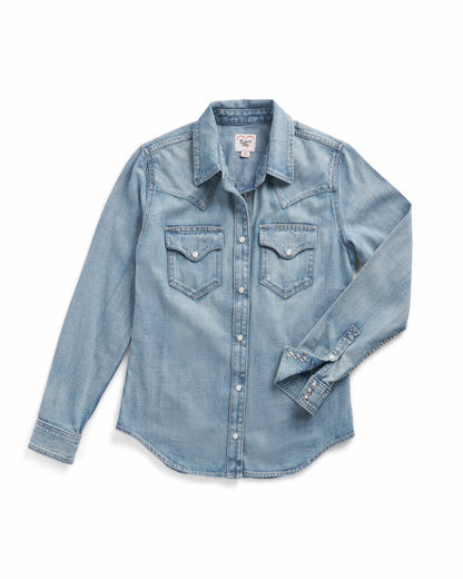 Women's Denim Pearl Snap | Tecovas Women