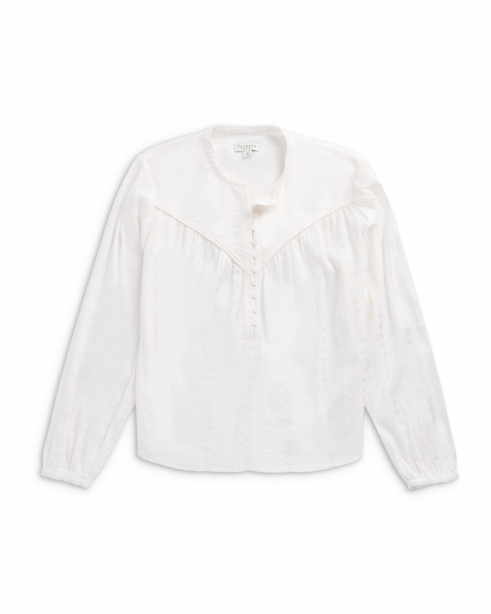 Women's Long Sleeve Woven Blouse | Tecovas Women