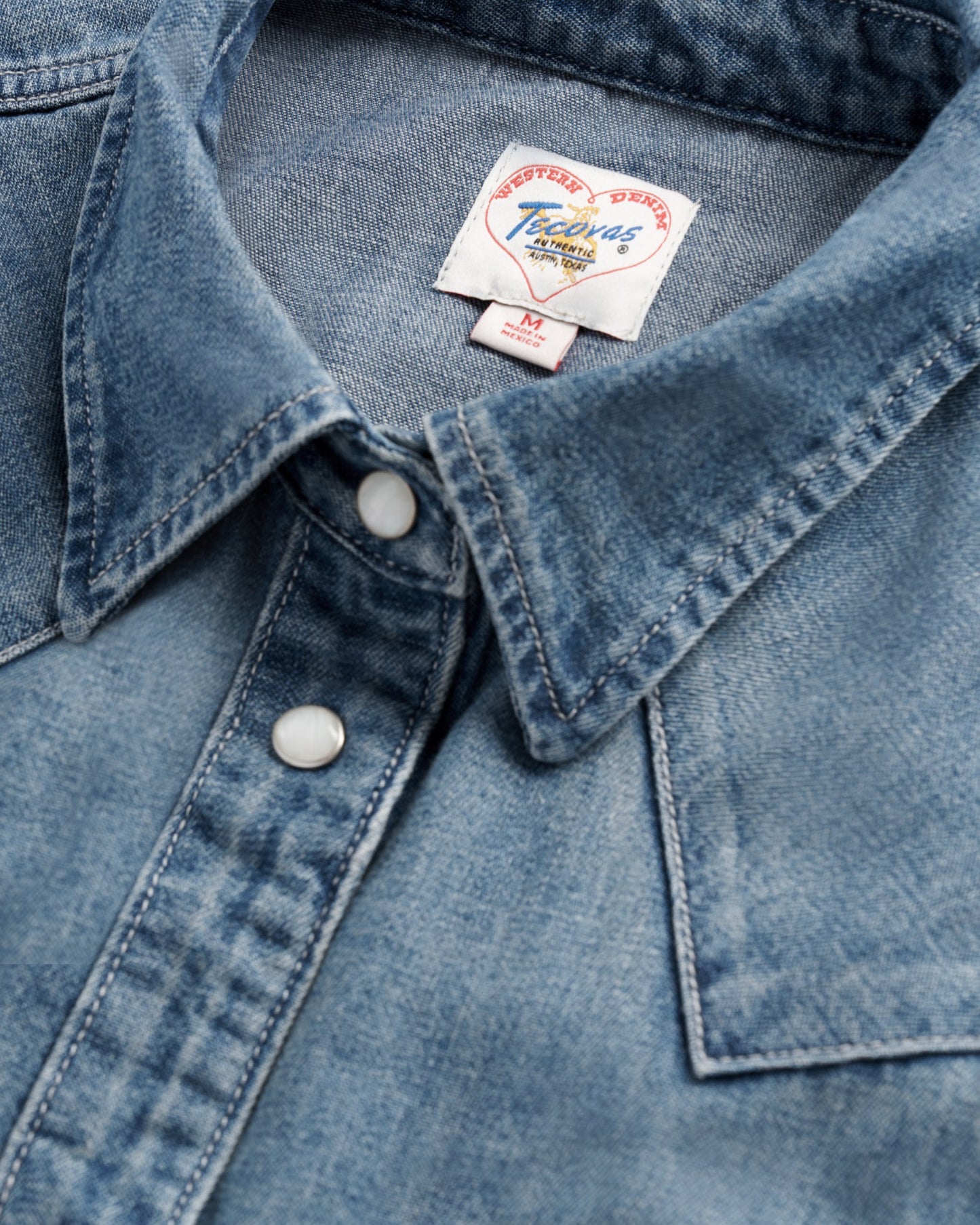 Women's Denim Pearl Snap | Tecovas Women