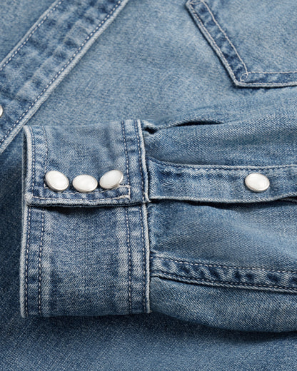 Women's Denim Pearl Snap | Tecovas Women