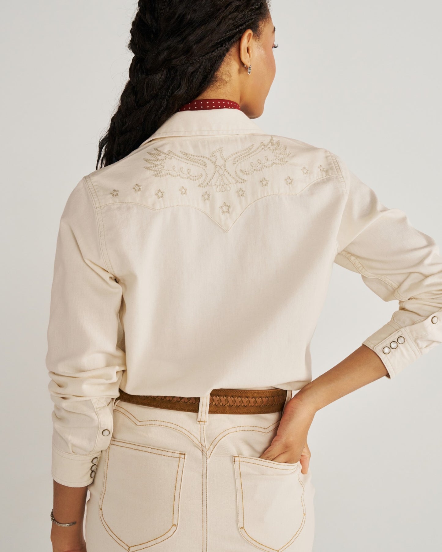 Women's Denim Pearl Snap | Tecovas Women