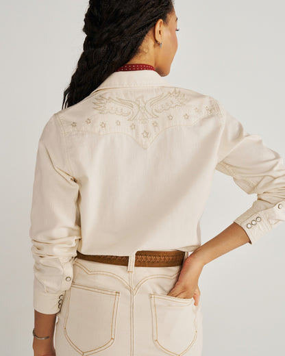 Women's Denim Pearl Snap | Tecovas Women
