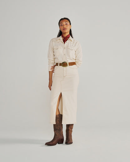Women's Denim Pearl Snap | Tecovas Women