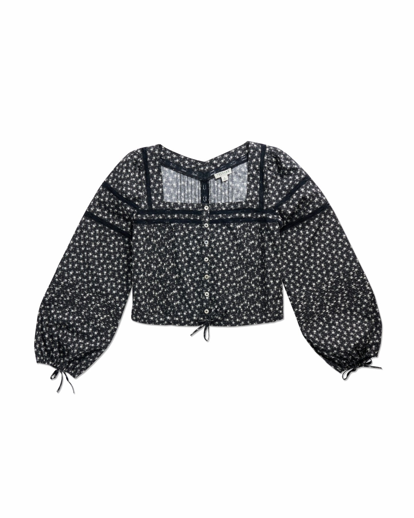 Women's Long Sleeve Cotton Poplin Top | Tecovas Women