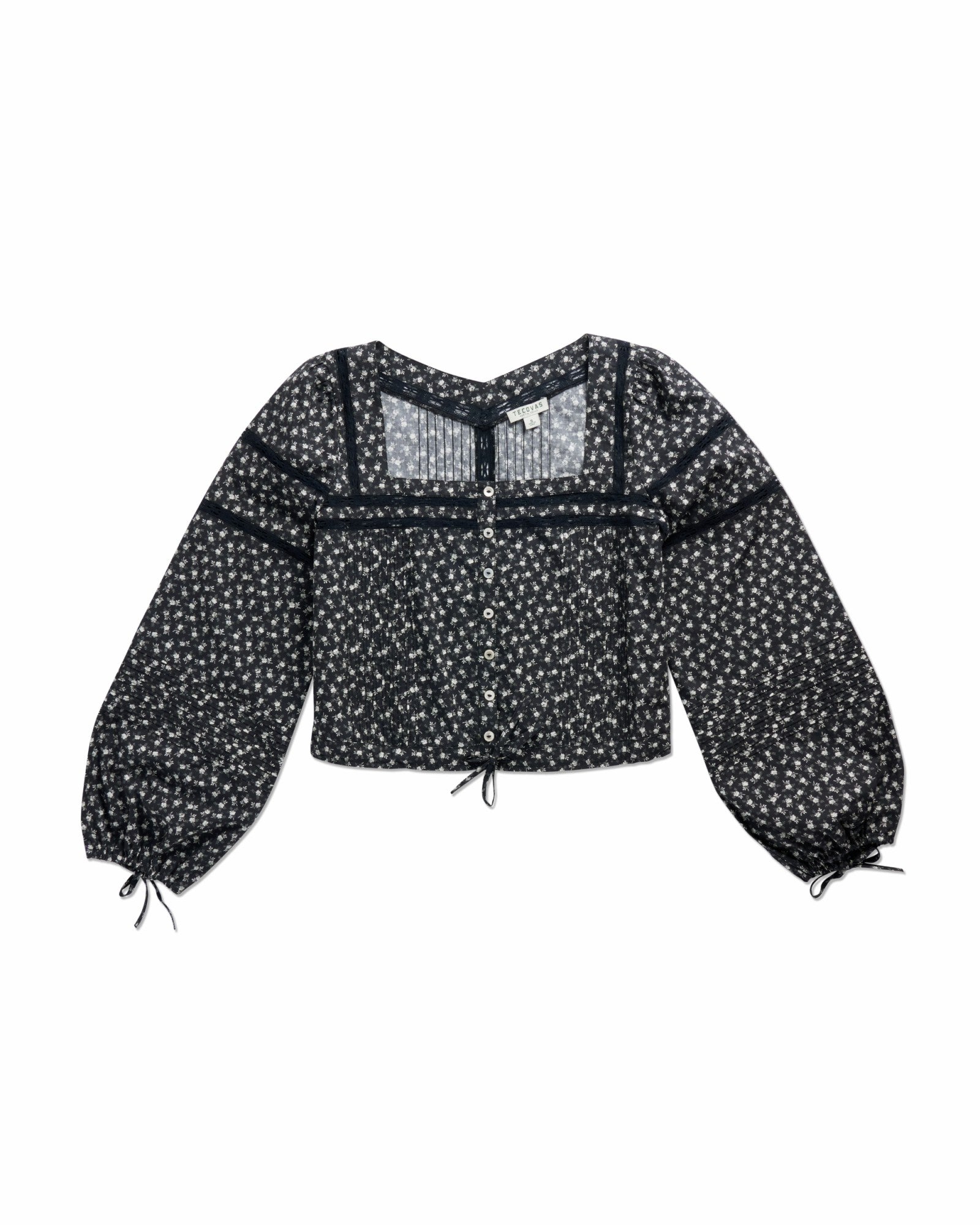 Women's Long Sleeve Cotton Poplin Top | Tecovas Women