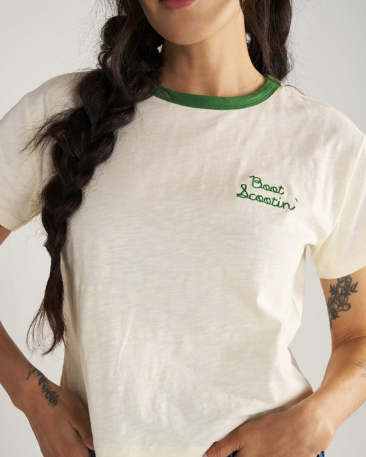 Women's Vintage Ringer Tee | Tecovas Women