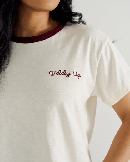 Women's Vintage Ringer Tee | Tecovas Women