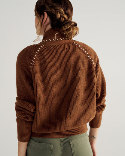 Women's Shawl Collar Cardigan Sweater | Tecovas Women