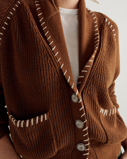 Women's Shawl Collar Cardigan Sweater | Tecovas Women