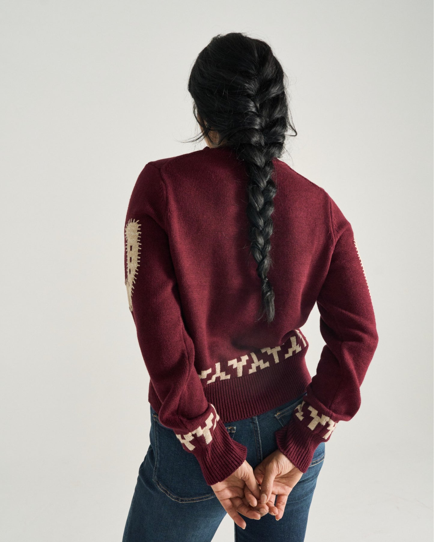 Women's Crew Neck Lucky Boots Sweater | Tecovas Women
