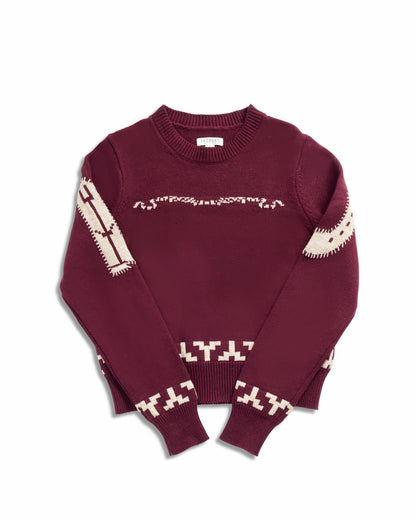 Women's Crew Neck Lucky Boots Sweater | Tecovas Women