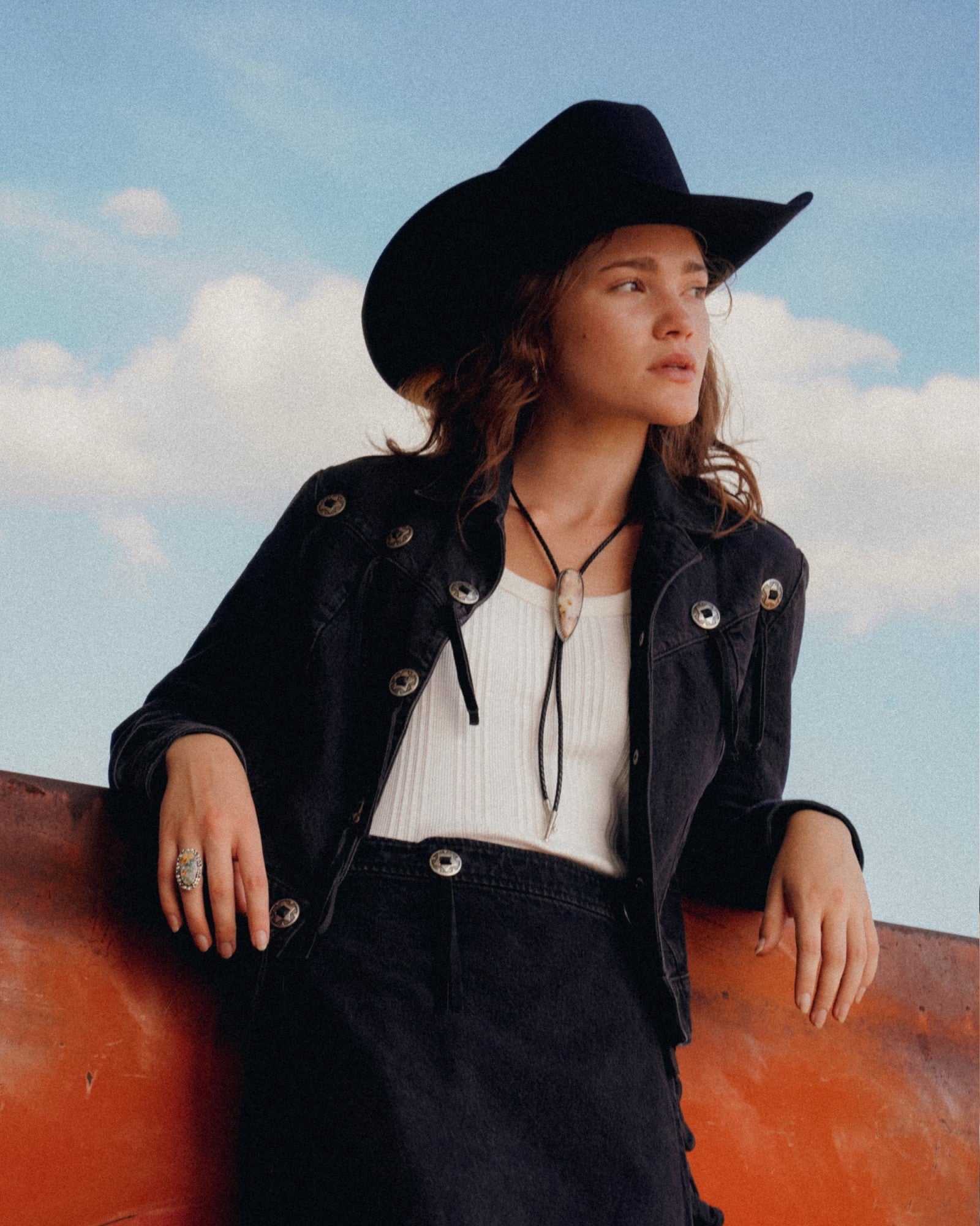 Women's Rodeo Concho Denim Jacket | Tecovas Women