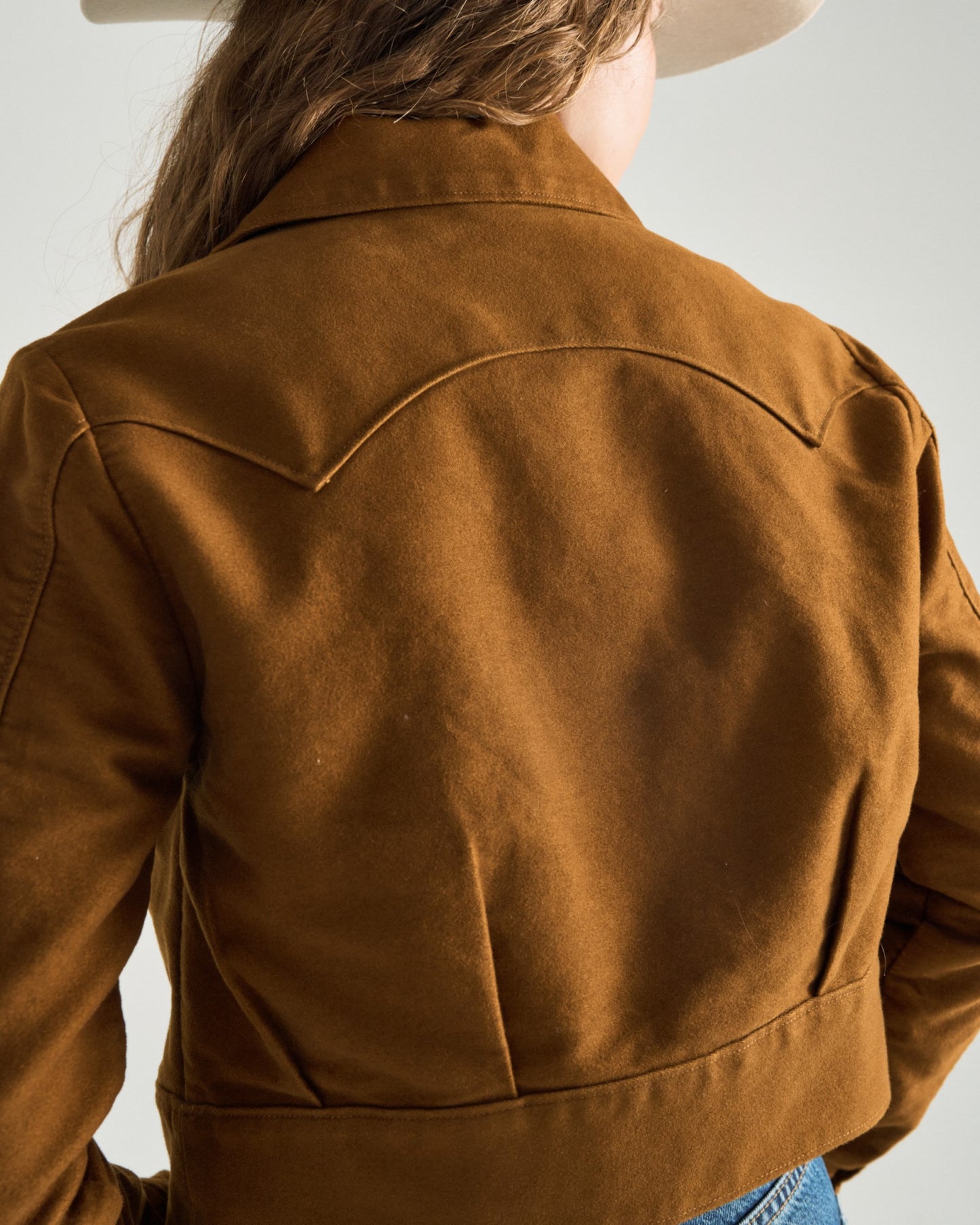 Women's Moleskin Pearl Snap Jacket | Tecovas Women