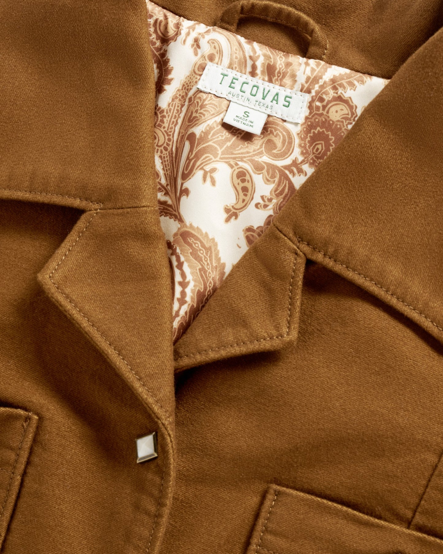 Women's Moleskin Pearl Snap Jacket | Tecovas Women