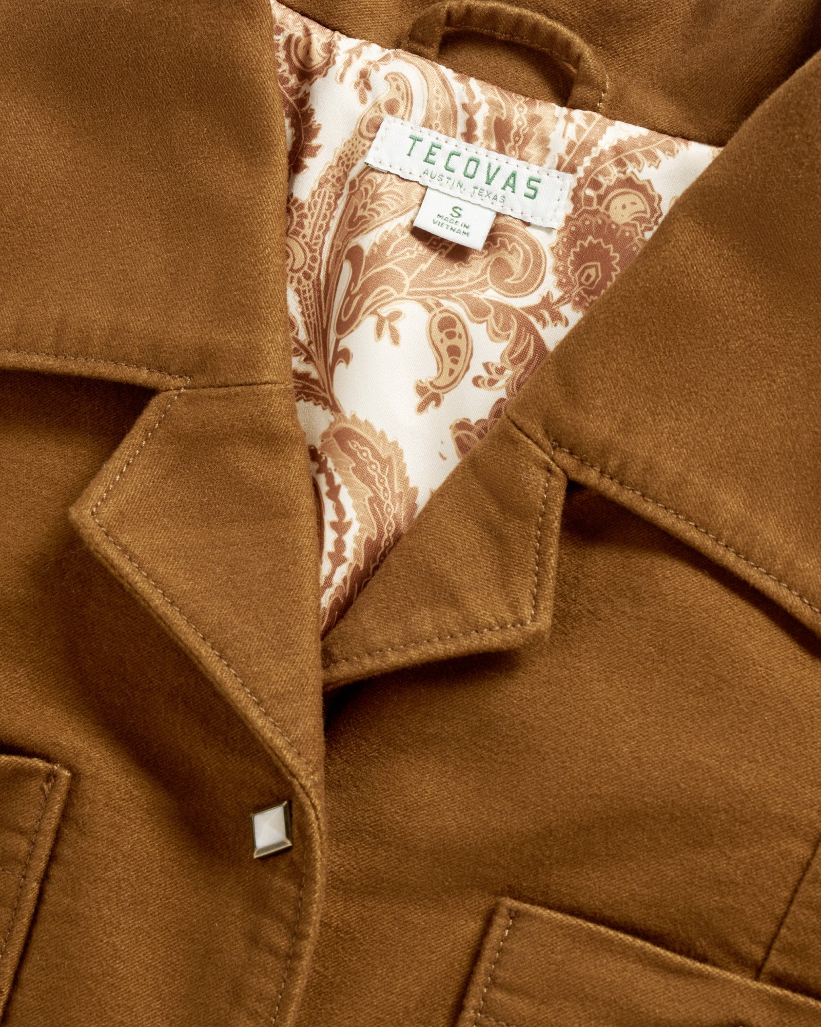 Women's Moleskin Pearl Snap Jacket | Tecovas Women