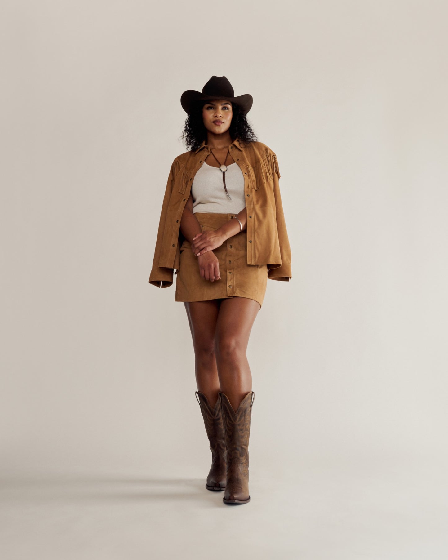 Women's Suede Shacket | Tecovas Women