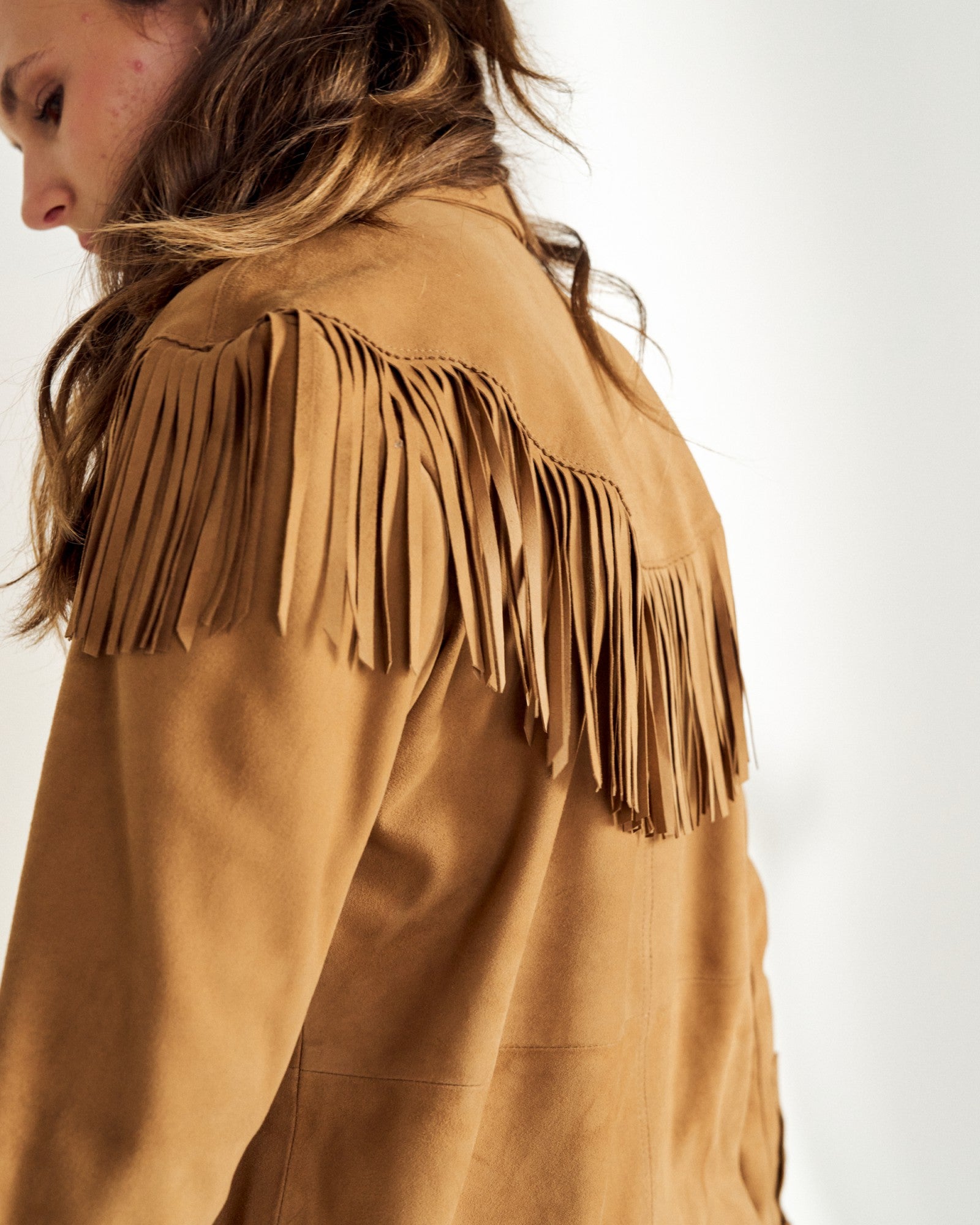 Women's Suede Shacket | Tecovas Women