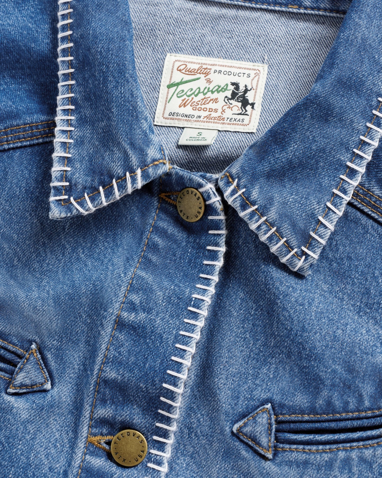 Women's Denim Chore Jacket | Tecovas Women