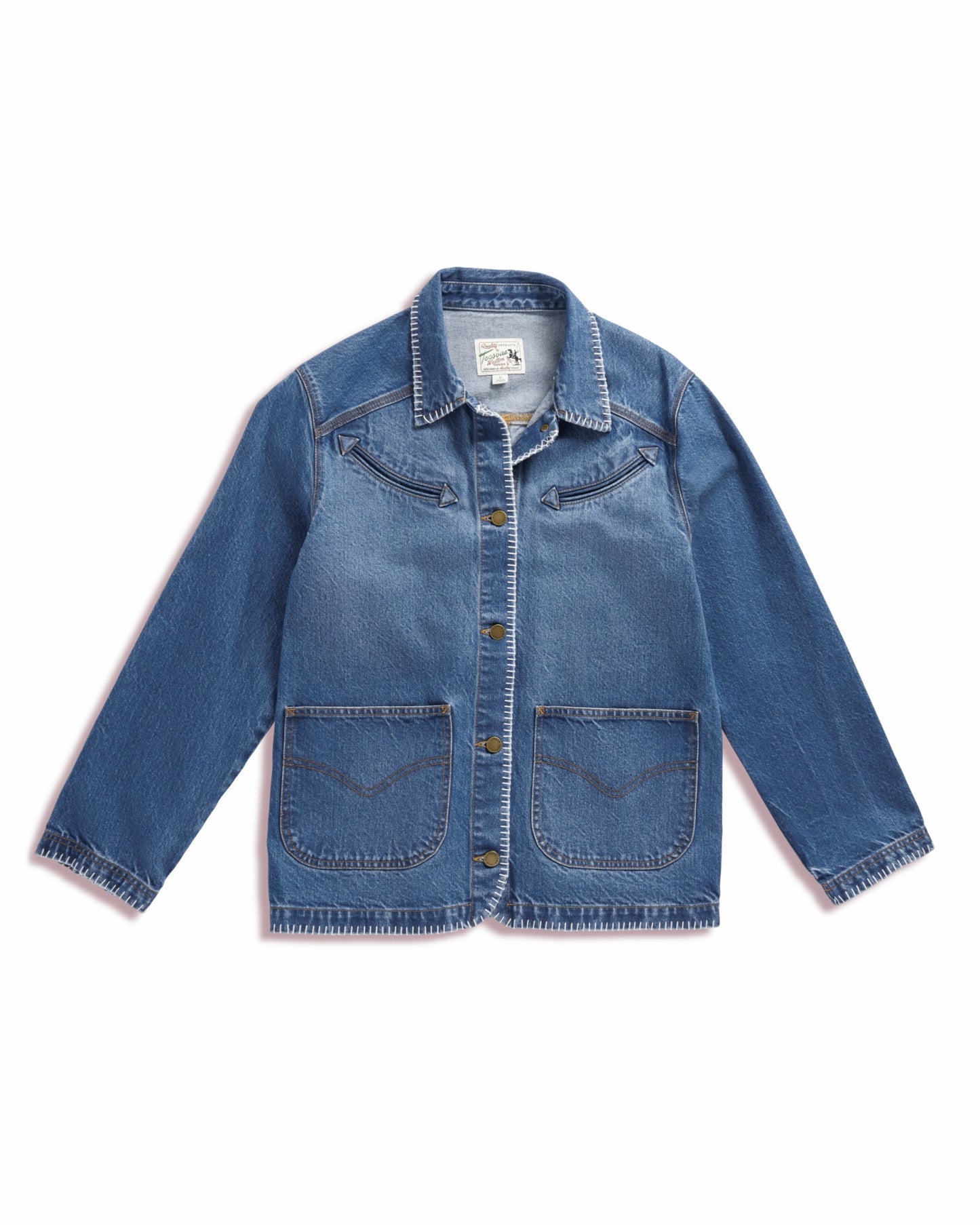 Women's Denim Chore Jacket | Tecovas Women
