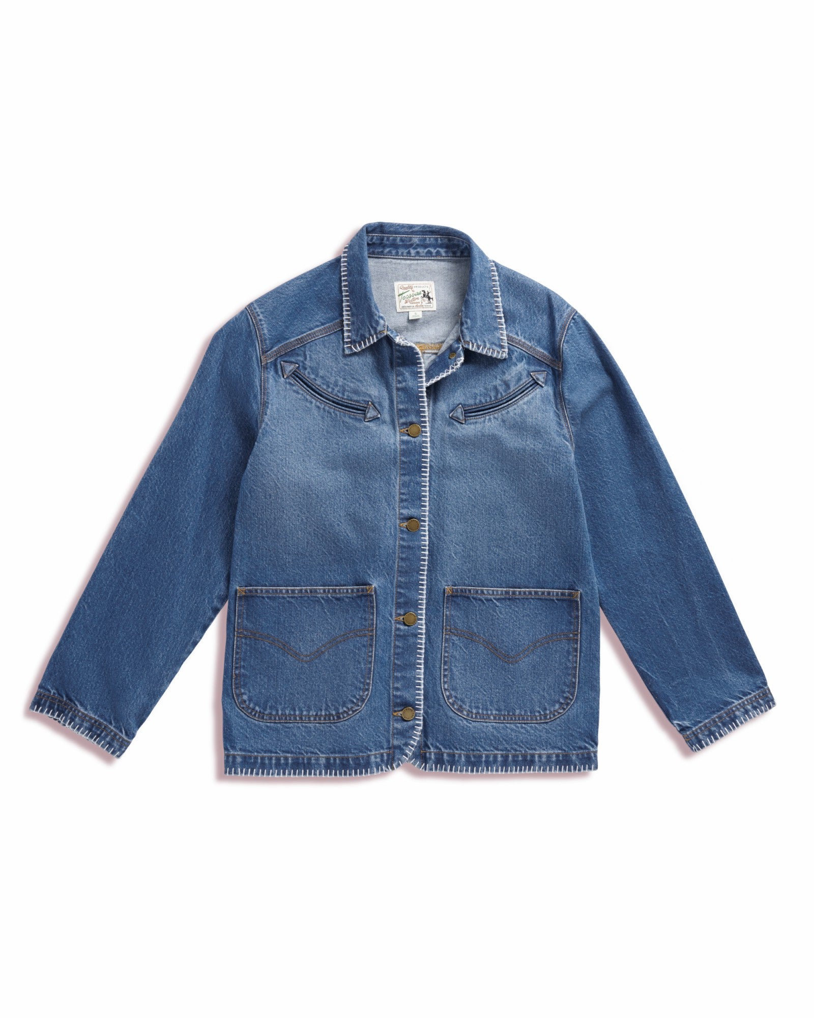 Women's Denim Chore Jacket | Tecovas Women