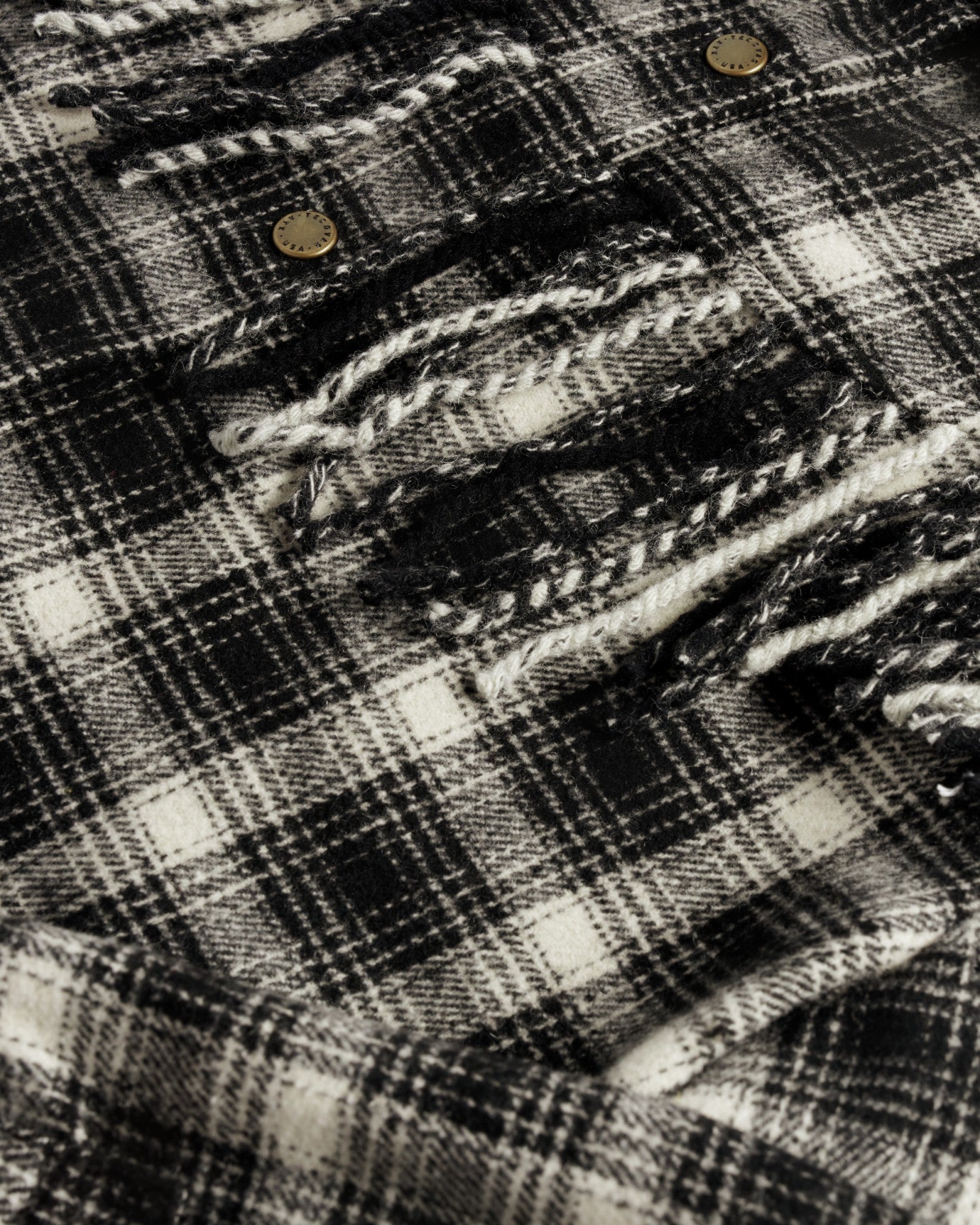 Women's Plaid Fringe Shacket | Tecovas Women