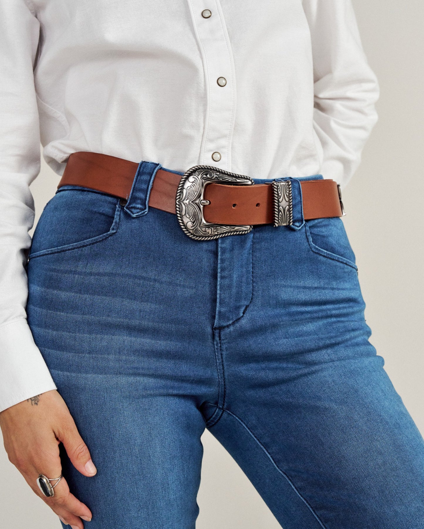 Women's Western 3 Piece Belt | Tecovas Women