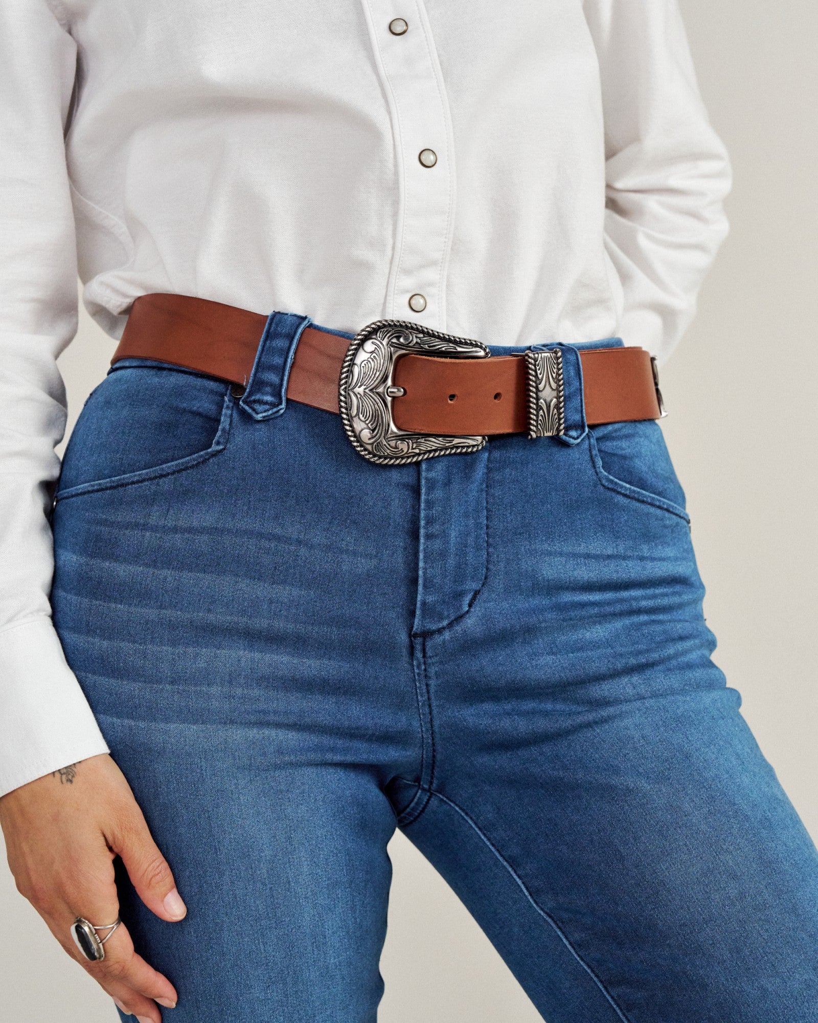 Women's Western 3 Piece Belt | Tecovas Women