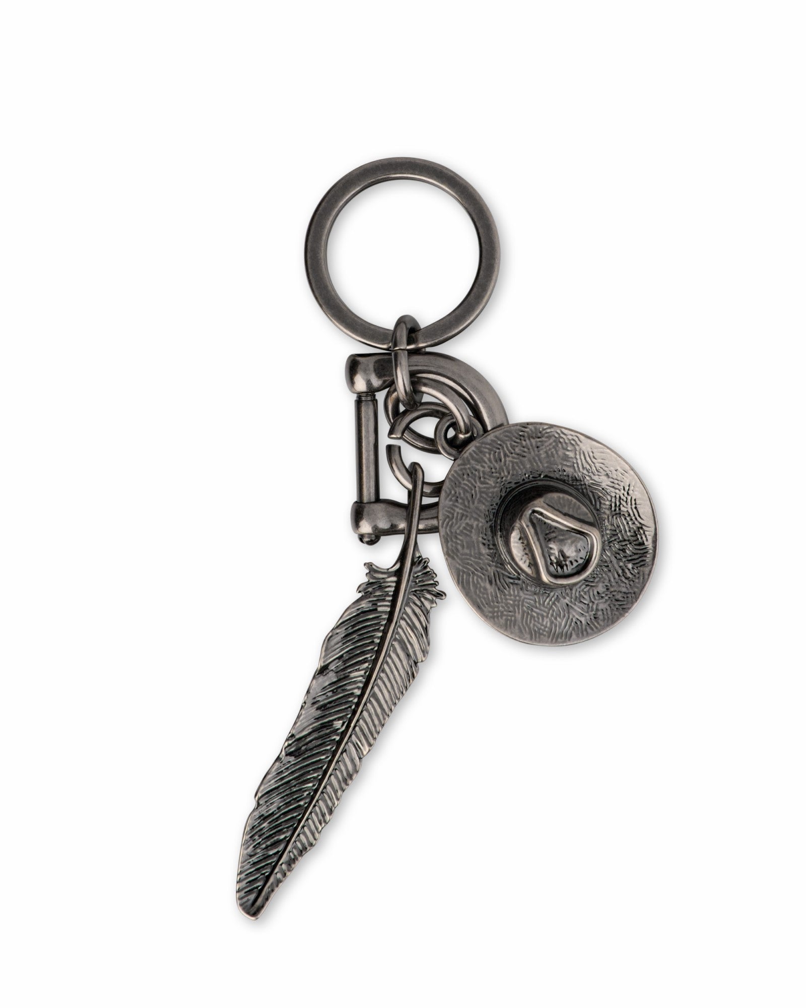 Cowboy Hat & Feather Bag Charm | Tecovas Women