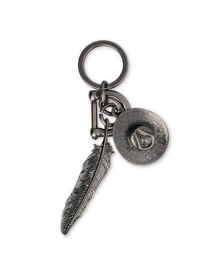 Cowboy Hat & Feather Bag Charm | Tecovas Women