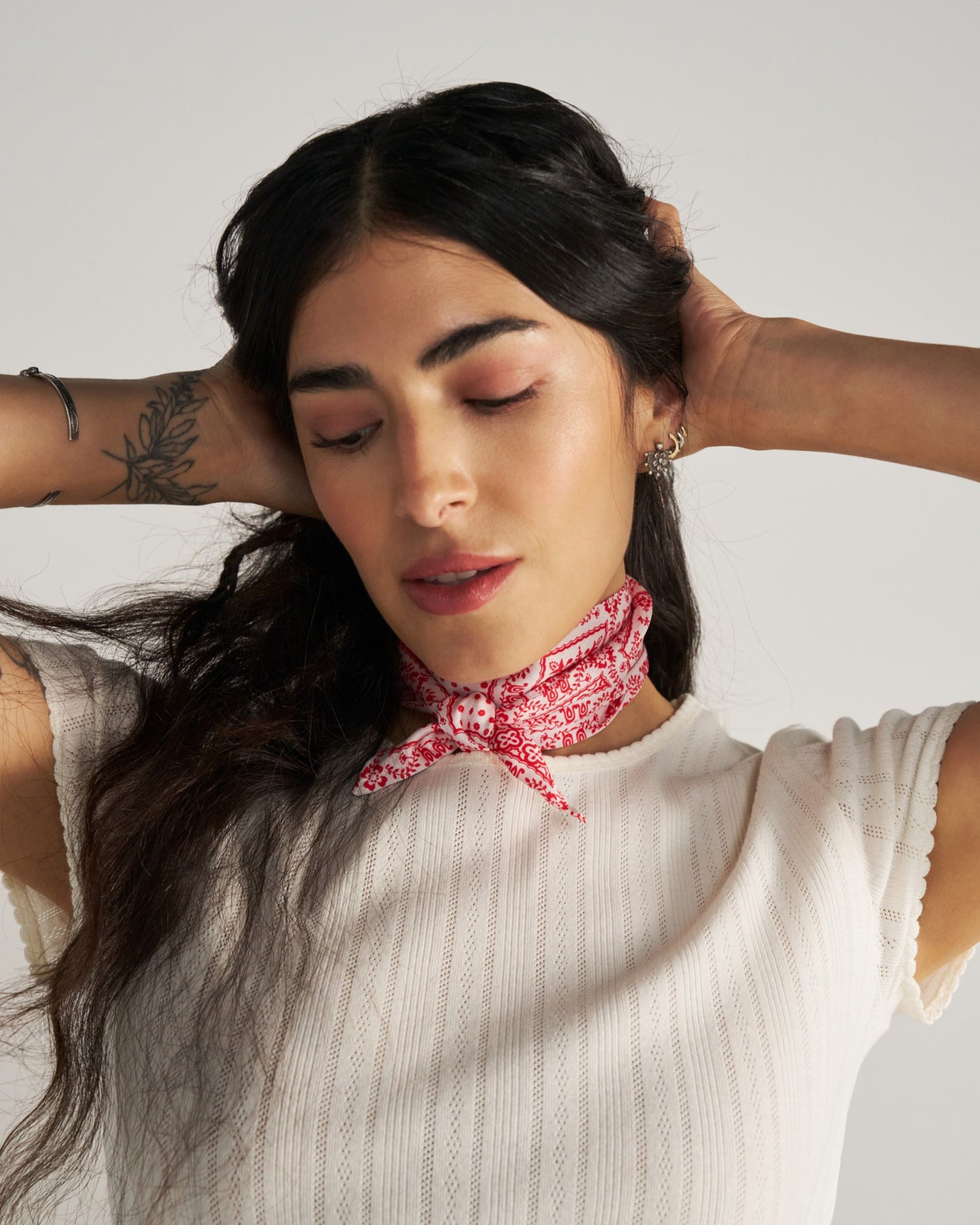 Bandana Ribbon Scarf | Tecovas Women