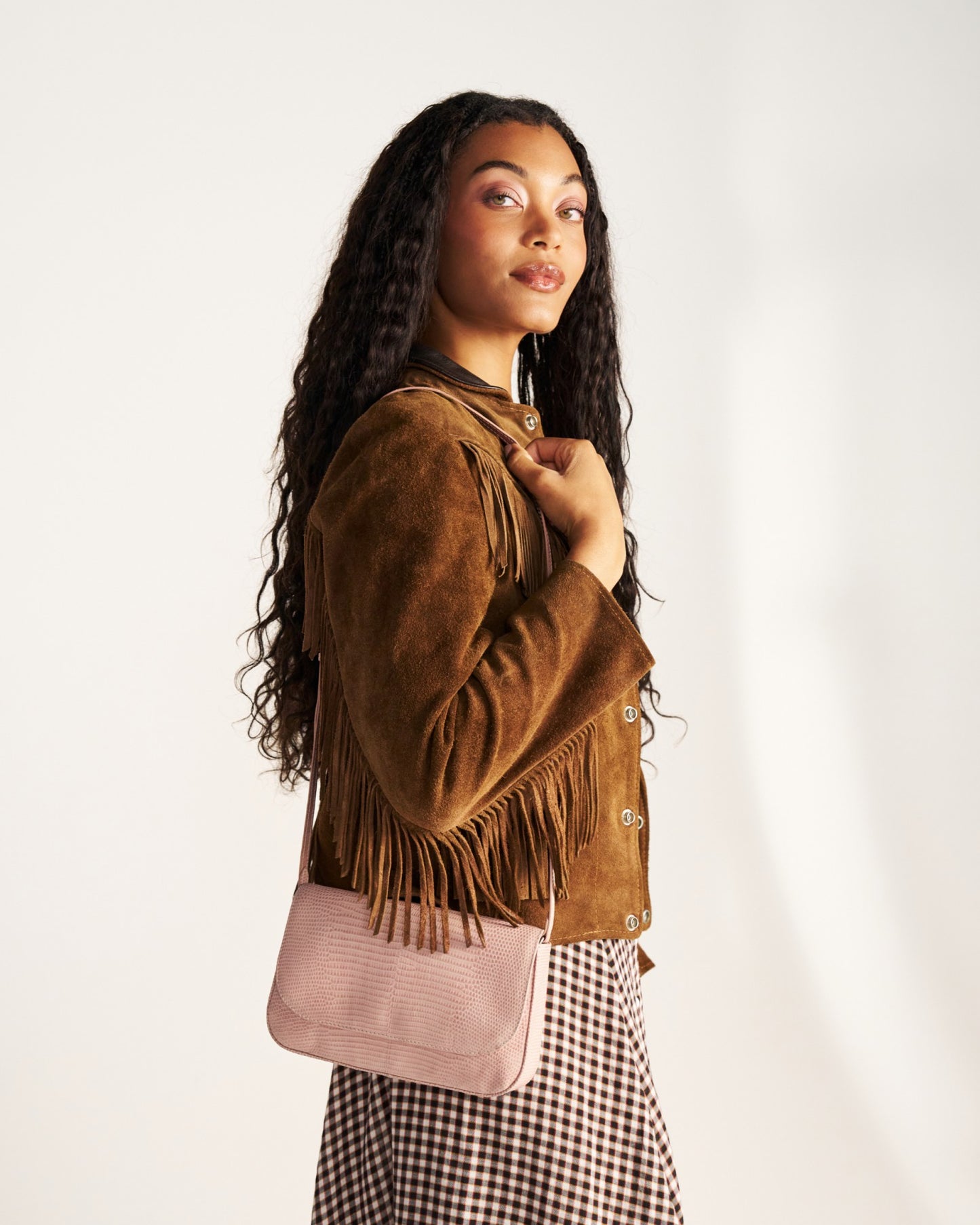 Lizard Shoulder Bag | Tecovas Women
